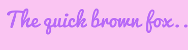 Image with Font Color B86AF7 and Background Color FAC5F2
